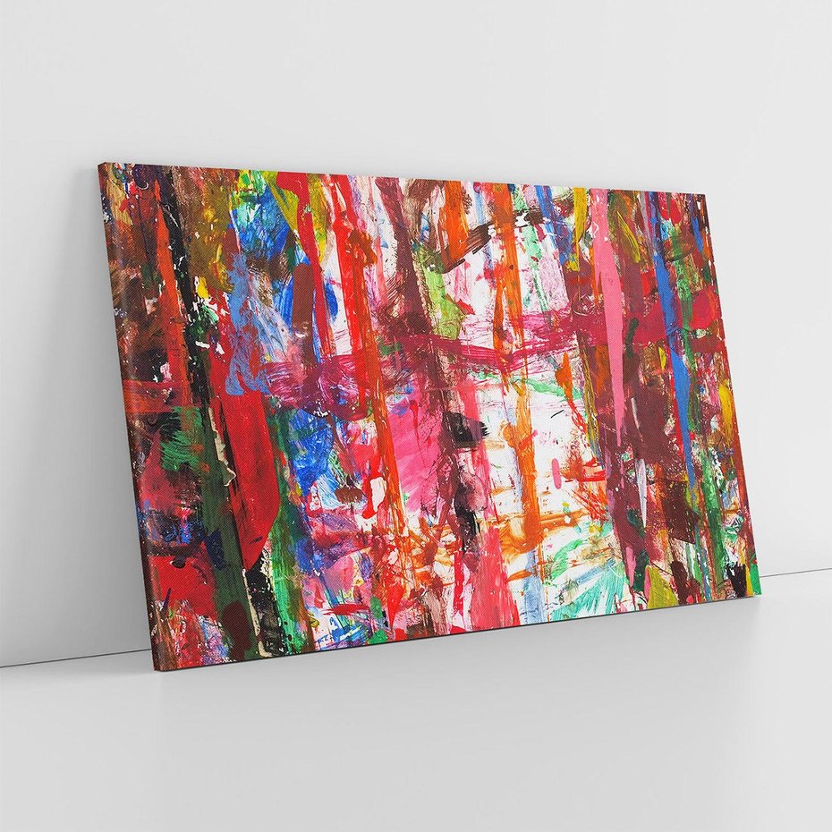 Obraz na płótnie 70x50 - Abstrakcja: wyraz emocji - abstrakcja