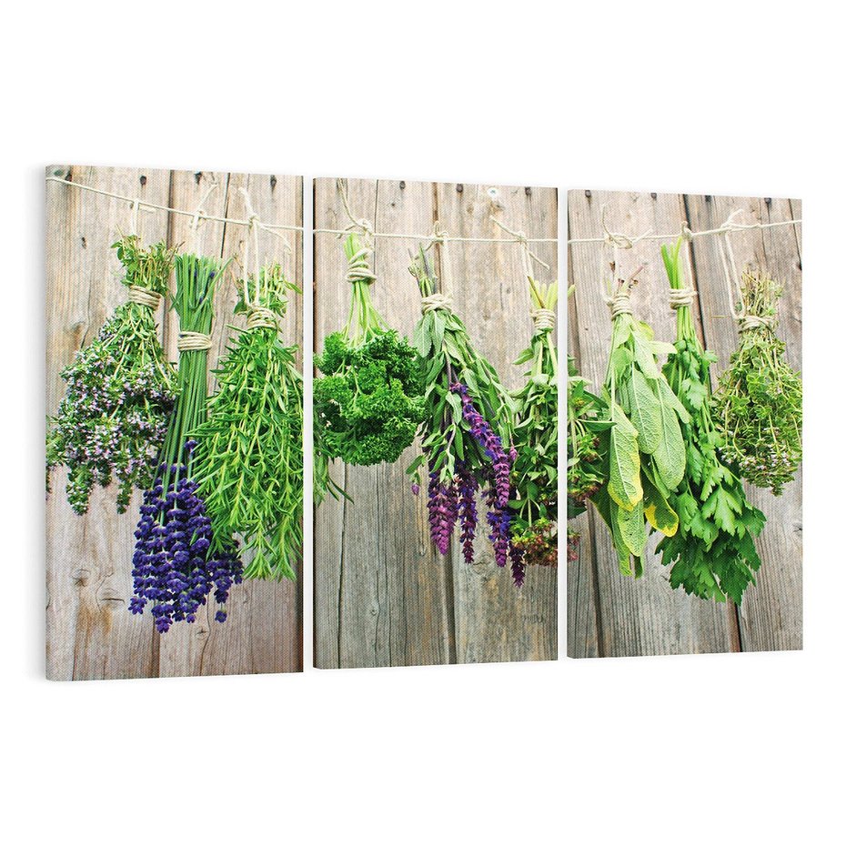 Obraz na płótnie 120x80 - Przyprawy Rośliny Fantazja - przyprawy, rośliny