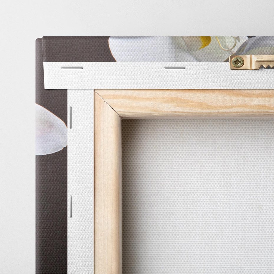 Obraz na płótnie 70x100 - SPA: harmonia z kwiatami - spa, kwiaty