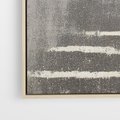 Obraz w ramie 50x70 - Malowane impresje zmysłów - abstrakcyjne plamy, linie - rama drewno