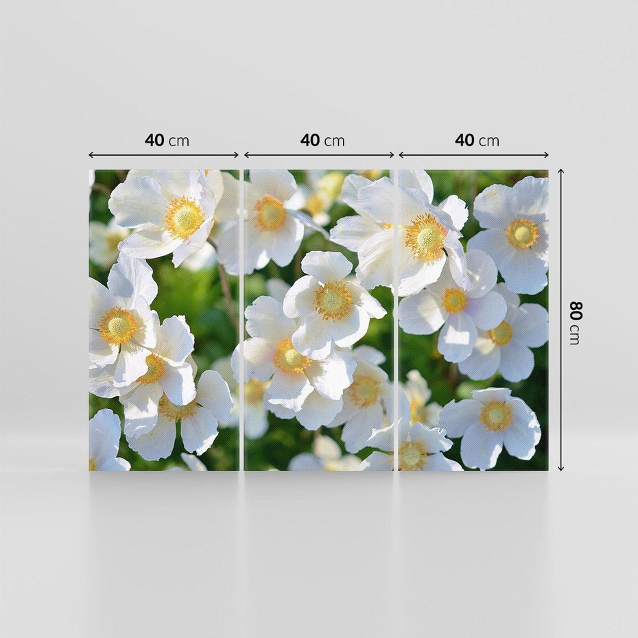 Obraz na płótnie 120x80 - Kwiatowy Raj - kwiat, kwiaty