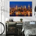 Obraz na płótnie 70x50 - Nocne Tętno Nowego Jorku - Nowy Jork, noc