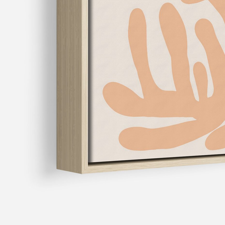 Obraz w ramie 50x70 - Rozkwitające Abstrakcje - nowoczesna sztuka, plakat modern - rama drewno