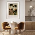 Plakat w ramie 40x50 - Reprodukcja Japońskiej Grafiki - eishosai choki, reprodukcja grafiki - rama drewno