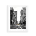 Plakat w ramie 30x40 - Ulica Nowego Jorku - ulica, Nowy Jork - rama biała