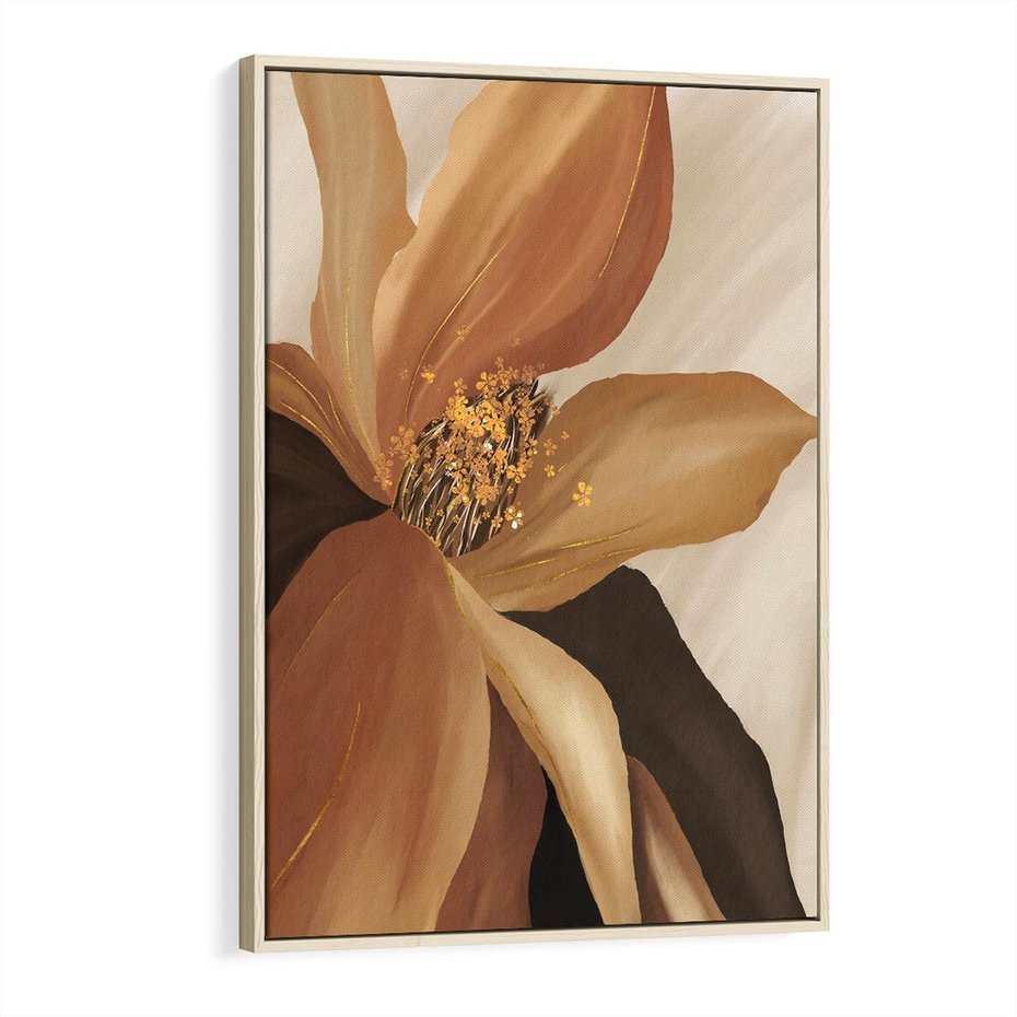 Obraz w ramie 70x100 - Wyraz Luksusu - sztuka, nowoczesna - rama drewno