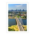Plakat bez ramy 21x30 - Most w metropolii - most, miato