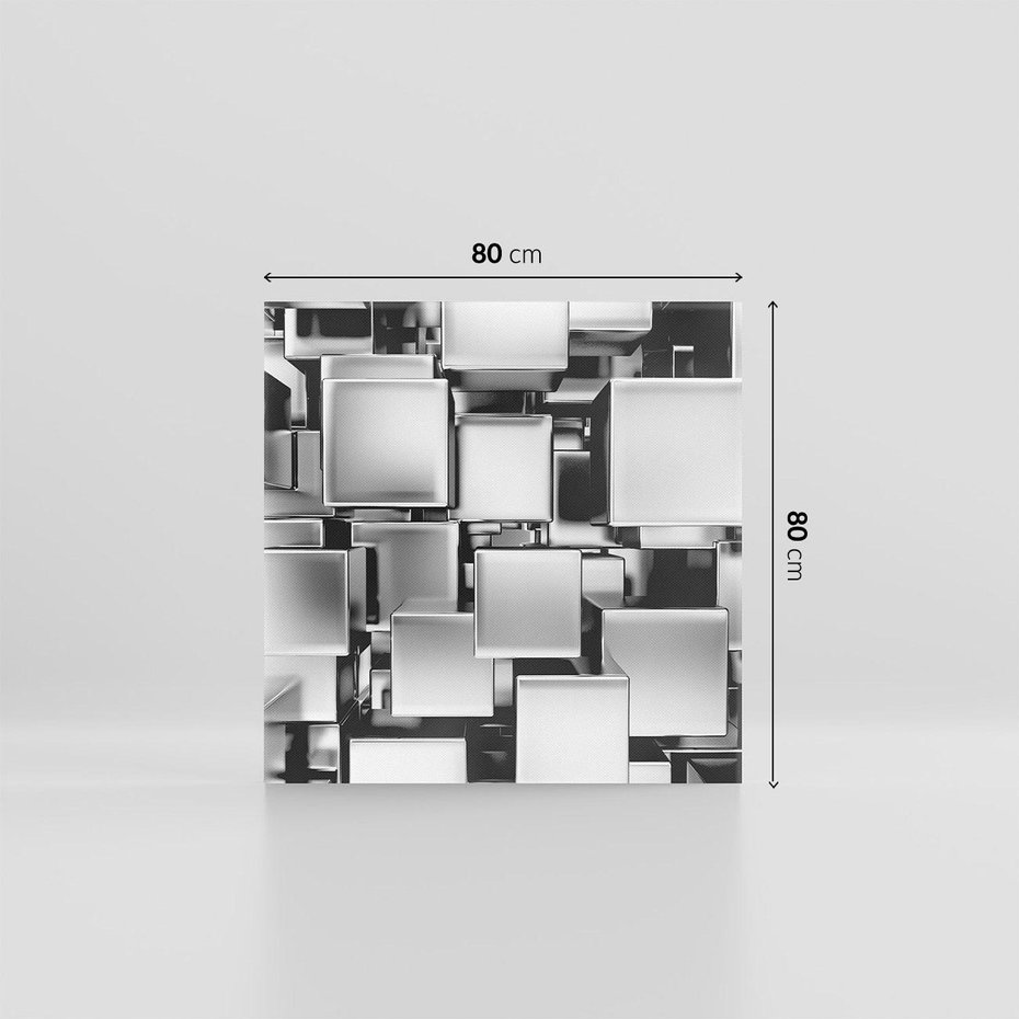 Obraz na płótnie 80x80 - Nowe Wymiary Sztuki - 3D, abstrakcja