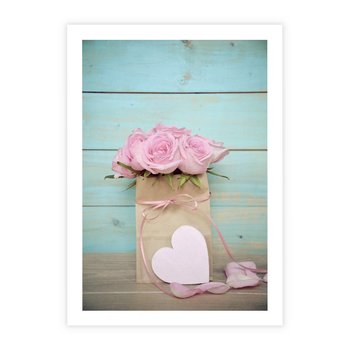 Plakat bez ramy 30x40 - Uczucie W Pełnym Rozkwicie - kwiaty, romantyczne