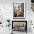Plakat bez ramy 30x40 - Magia perspektywy uliczki - uliczka, perspektywa