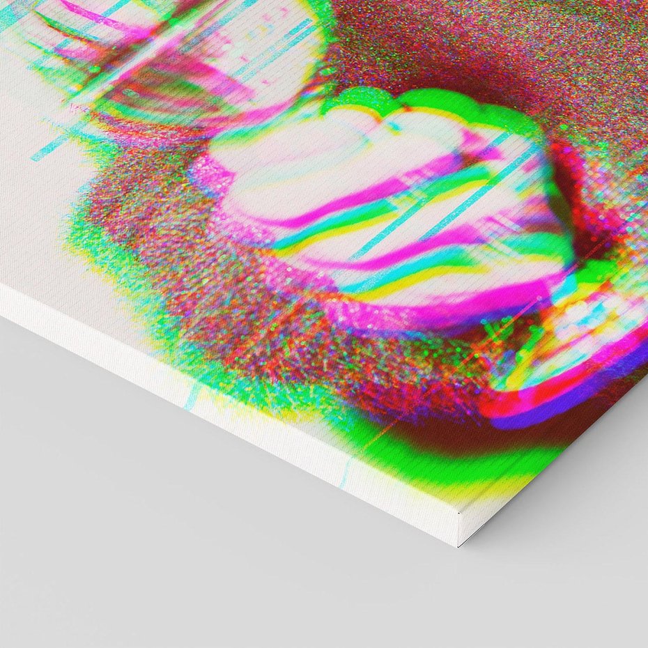 Obraz na płótnie 70x50 - Zakochani na Kliszy - zdjecie, stara prześwietlona klisza