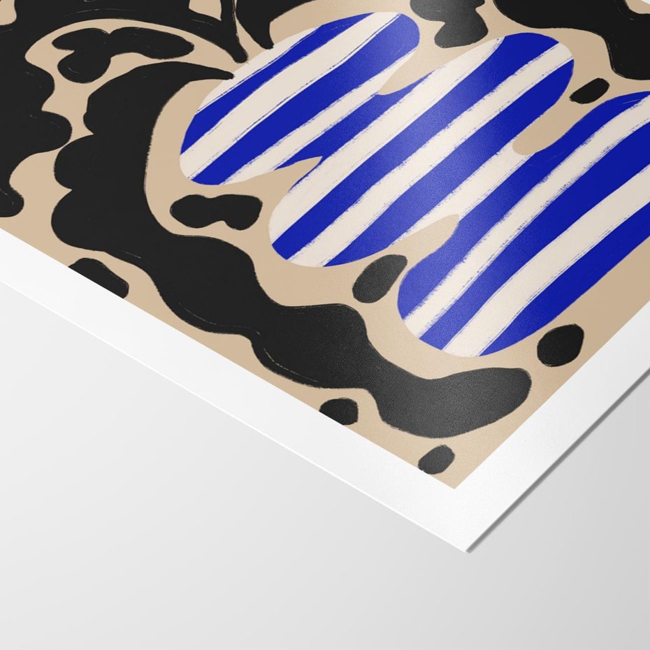 Plakat bez ramy 30x40 - Boho Wizje - abstrakcyjny plakat, ciekawe formy