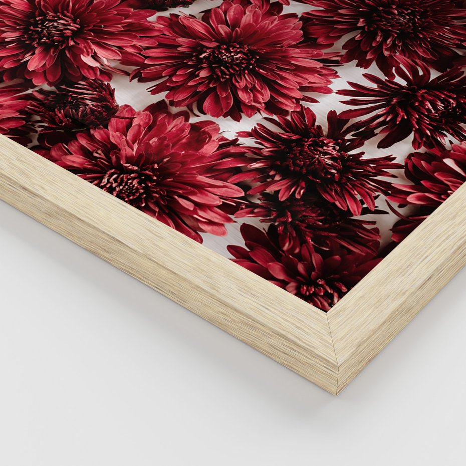 Zestaw obrazy w ramie 50x70 galeria - Twój, dzień, cytat, motywacja - rama drewno