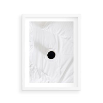 Plakat w ramie 50x70 - Prostota Rytuału - fotografia, minimalizm - rama biała