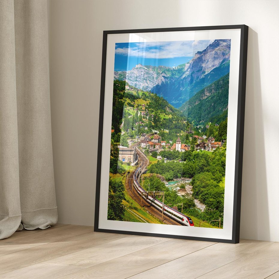 Plakat bez ramy 50x70 - Magiczne Horyzonty - pejzaż, perspektywa