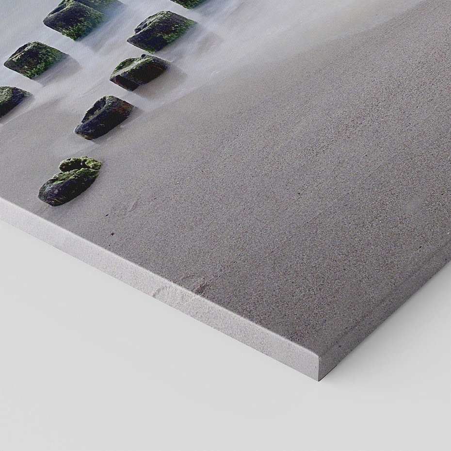 Obraz na płótnie 70x100 - Plaża Morskiej Błogości - plaża, morze