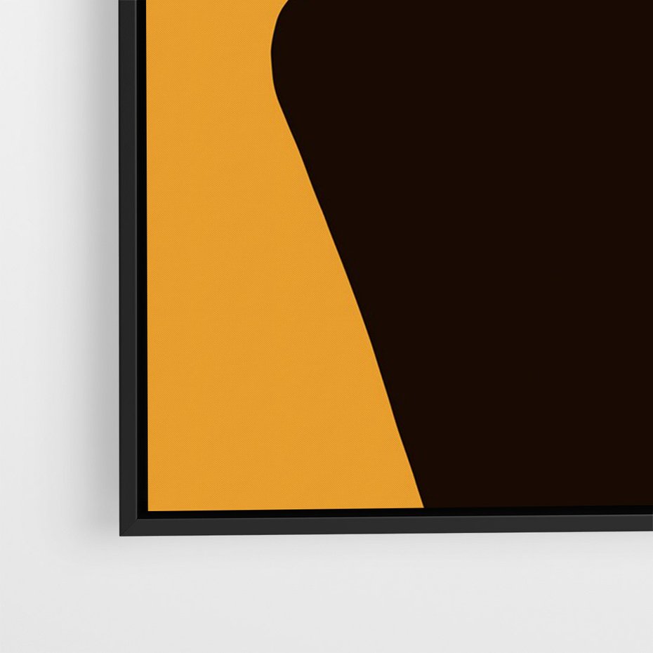 Obraz w ramie 70x100 - Transformacja Form - sztuka nowoczesna, plakat - rama czarna