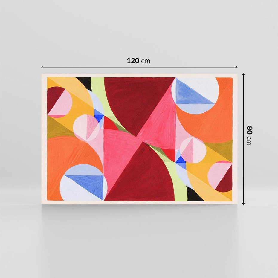 Obraz na płótnie 120x80 - Area Broken by Perpendiculars 1934, Jospeh Schillinger - Reprodukcja - reprodukcja, obraz na płótnie