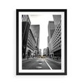 Plakat w ramie 50x70 - Ulica Nowego Jorku - ulica, Nowy Jork - rama czarna