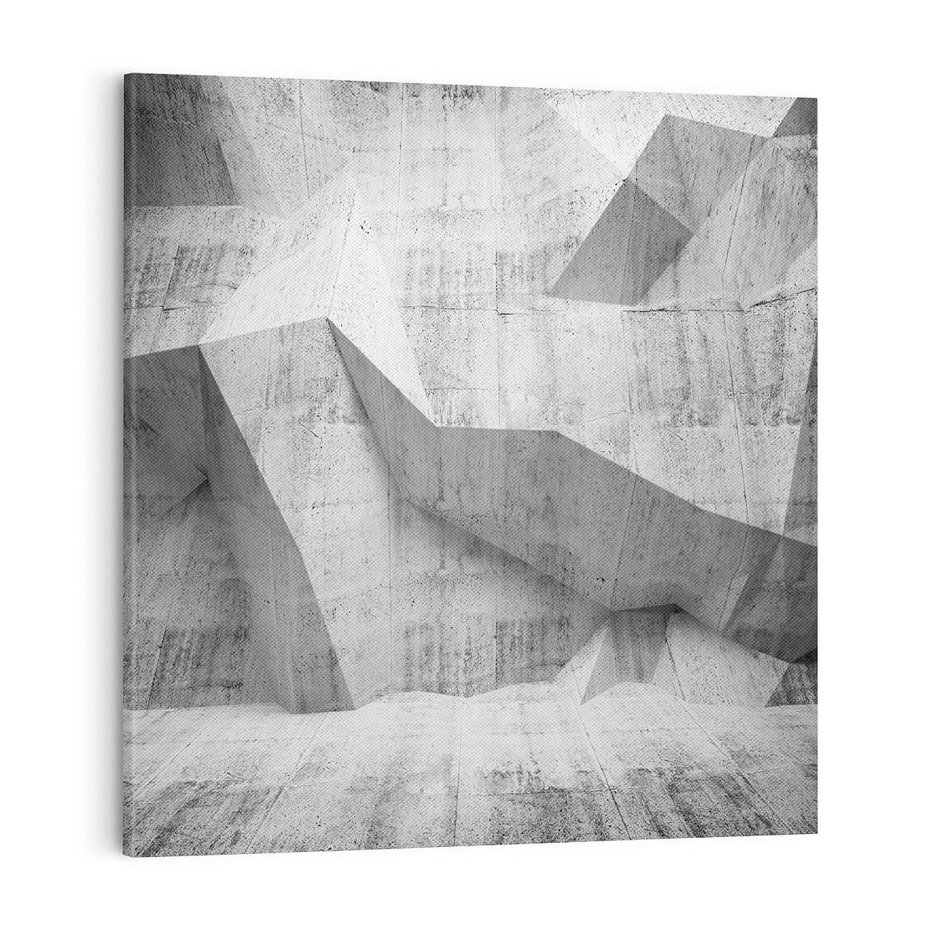Obraz na płótnie 50x50 - Geometryczna harmonia sztuki - geometria, sztuka