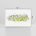 Obraz na płótnie 120x80 - Rześkość i smak - limonki, lód