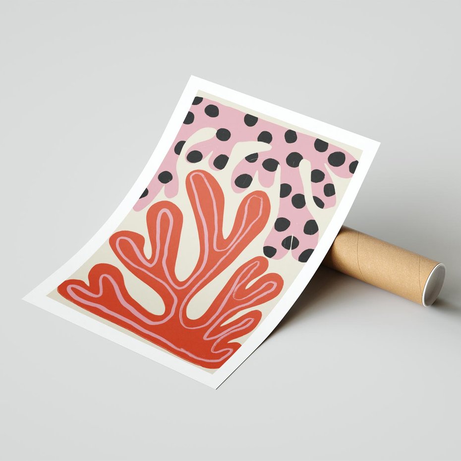 Plakat bez ramy 21x30 - Księga Pastelowych Impulsów - abstrakcyjny obraz, plakat