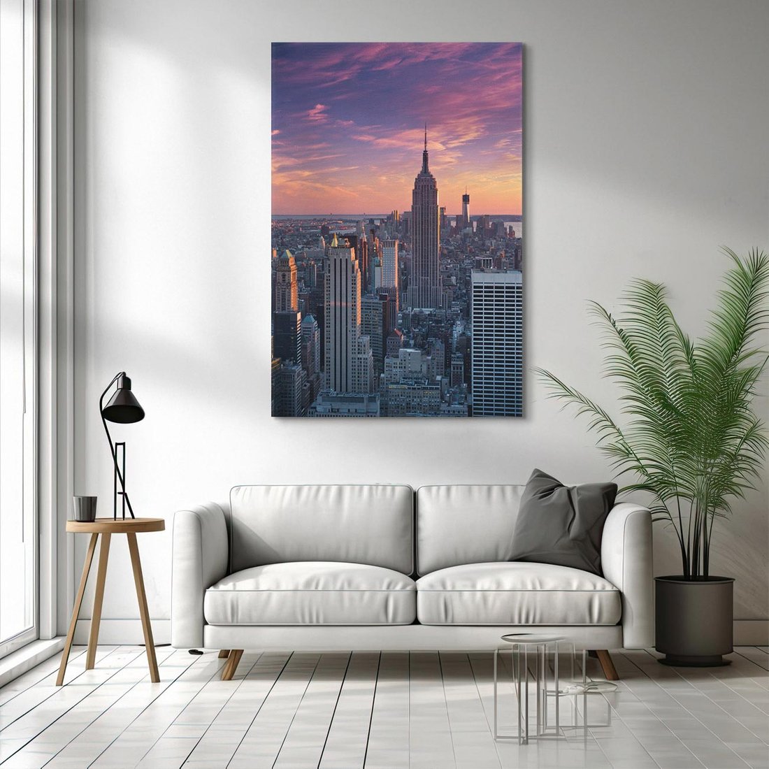 Obraz na płótnie 80x120 - Nowy Jork - Błyskawice Manhattanu - Nowy Jork, Manhattan