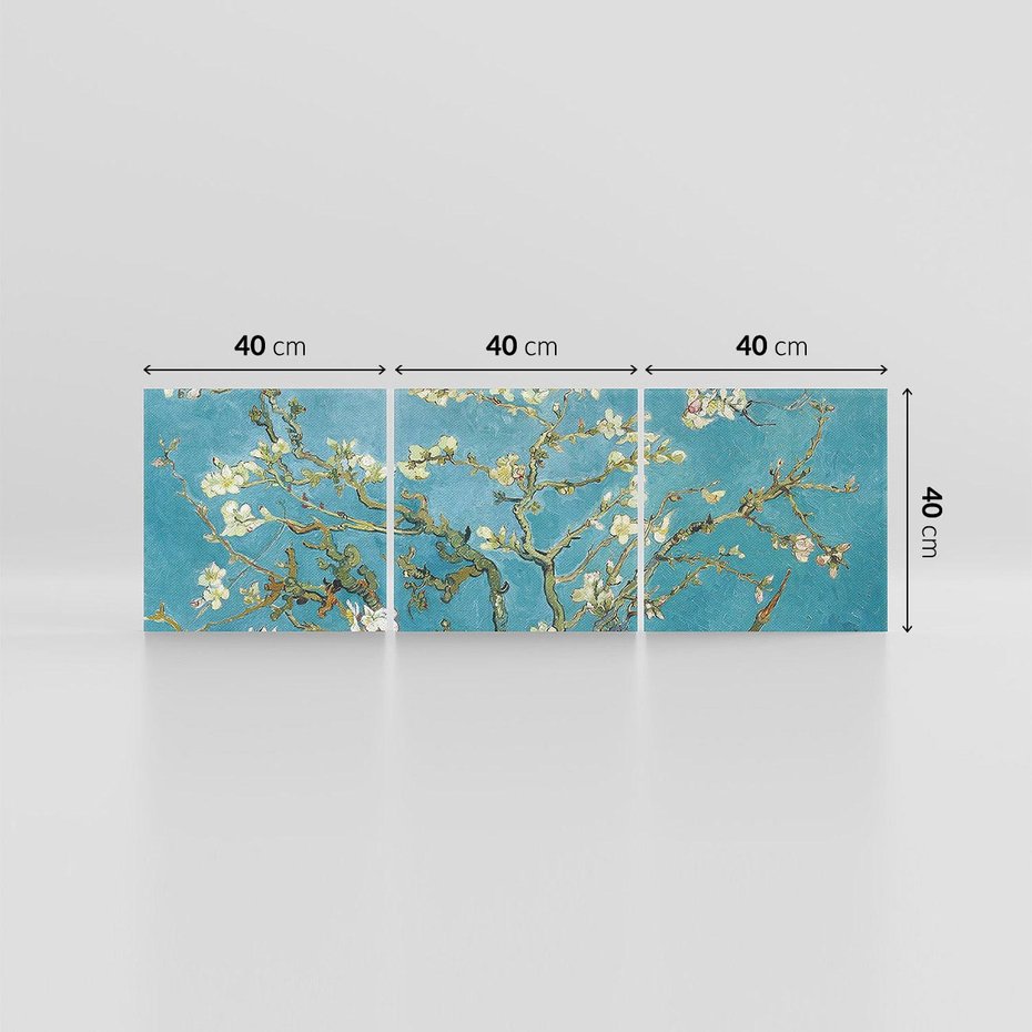 Obraz na płótnie 120x40 - Almond blossom 1890, Vincent van Gogh - Reprodukcja - reprodukcja, obraz na płótnie