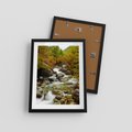 Plakat w ramie 30x40 - Śpiew Strumienia - strumień, górski - rama czarna