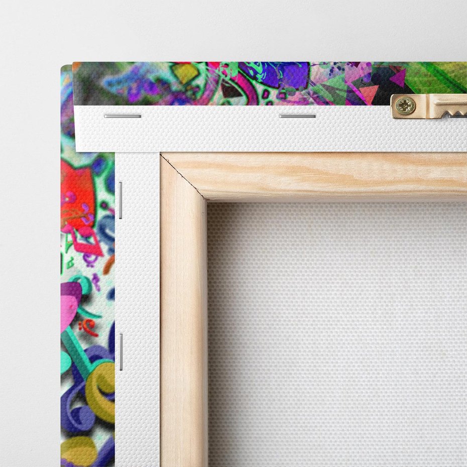 Obraz na płótnie 80x120 - Harmonia Muzyki - grafika, muzyka