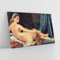 Obraz na płótnie 100x70 - "Grande Odalisque" (1814) Jean Auguste Dominique Ingres - Reprodukcja - reprodukcja, obraz na płótnie