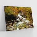 Obraz na płótnie 120x80 - Śpiew Strumienia - strumień, górski