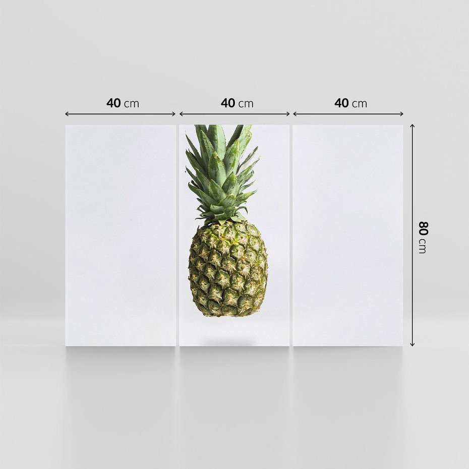 Obraz na płótnie 120x80 - Ananas Egzotyczne Odkrycie - ananas, owoc