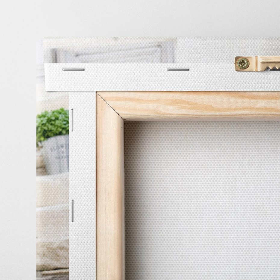 Obraz na płótnie 70x70 - Wznoszące się Marzenia - schody, perspektywa