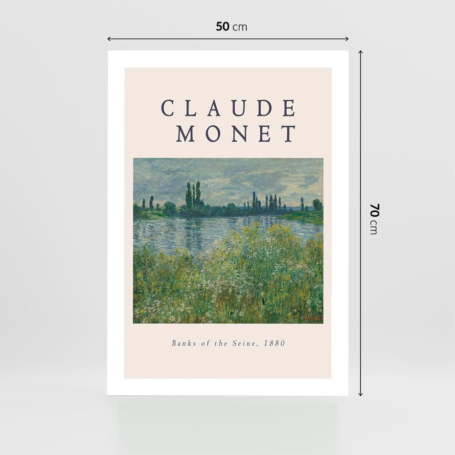 Plakat bez ramy 50x70 - Claude Monet: Reprodukcja - Claude Monet, reprodukcja plakat