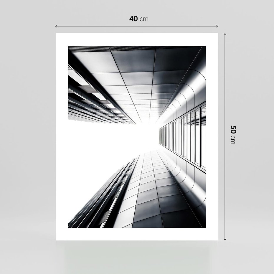 Plakat bez ramy 40x50 - Architektura o Prostych Formach - architektura, proste formy