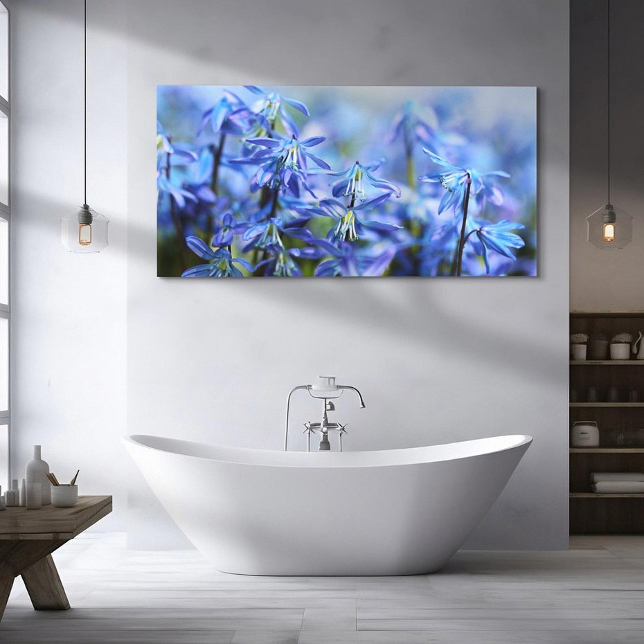 Obraz na płótnie 140x70 - Kwiatowa symfonia natury - kwiat, kwiaty