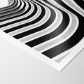 Plakat bez ramy 40x50 - Nowoczesność w Monochromii - nowoczesna architektura, czarno białe zdjęcie