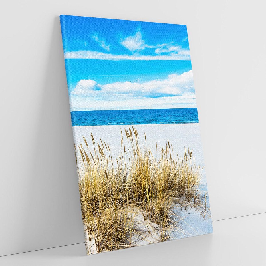 Obraz na płótnie 70x100 - Błogi Relaks - Łeba, bałtyk