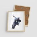 Plakat w ramie 40x50 - Motocykl w ruchu - motor, bike - rama drewno