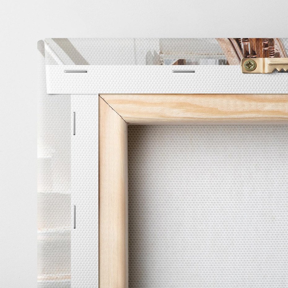 Obraz na płótnie 70x100 - Schody Uliczką W dół - schody, uliczka