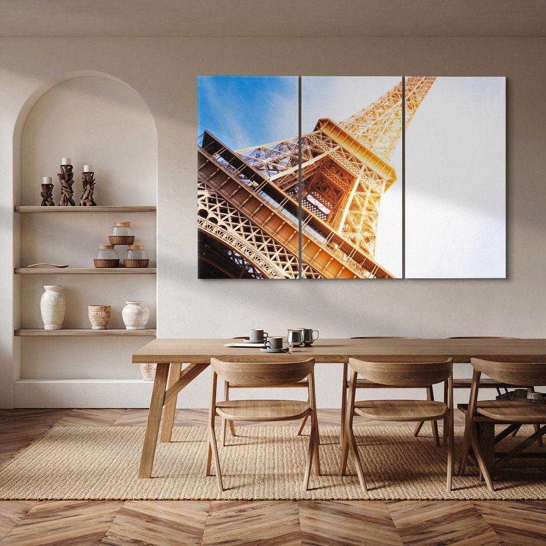 Obraz na płótnie 120x80 - Eiffla - ikona Paryża - Eiffla, Paryż