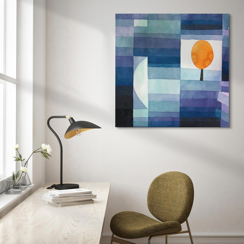 Obraz na płótnie 60x60 - The Harbinger of Autumn 1922, Paul Klee - Reprodukcja - reprodukcja, obraz na płótnie