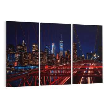 Obraz na płótnie 120x80 - Most w Nowym Jorku - Manhattan - most, Nowy Jork