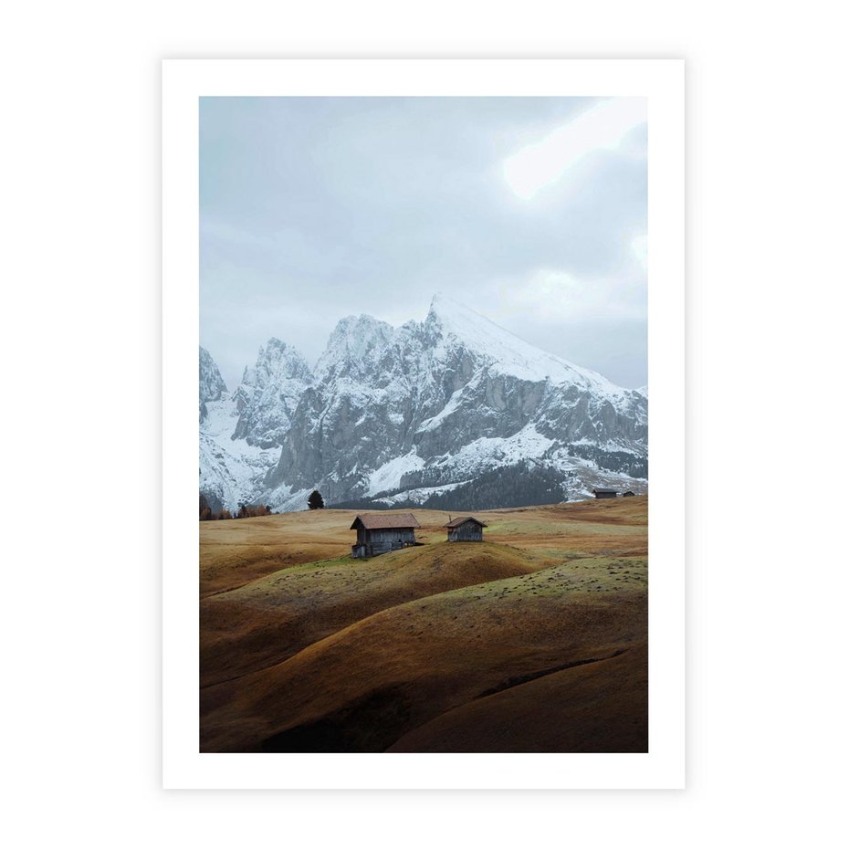 Plakat bez ramy 40x50 - Odkryj Ich Urok - góry, skandynawia