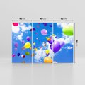Obraz na płótnie 120x80 - Niebo pełne balonów - niebo, balony