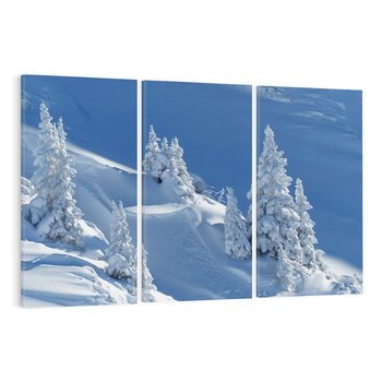 Obraz na płótnie 120x80 - Magia zimowego krajobrazu - śnieg, zima