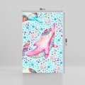 Obraz na płótnie 70x100 - Lekkość W Ruchu - delfin, akwarela