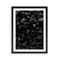 Plakat w ramie 50x70 - Geometryczna nowoczesność - geometryczne, nowoczesne - rama czarna