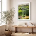 Plakat bez ramy 30x40 - Pejzaż Widoczek - widoczek, pejzaż